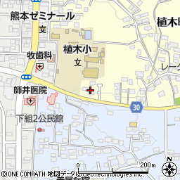熊本県熊本市北区植木町広住734周辺の地図