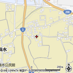 熊本県熊本市北区植木町滴水735周辺の地図