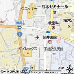 熊本県熊本市北区植木町植木485周辺の地図