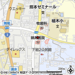 熊本県熊本市北区植木町植木507周辺の地図