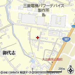熊本県合志市御代志853-29周辺の地図
