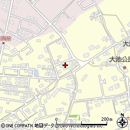 熊本県合志市御代志1326-4周辺の地図