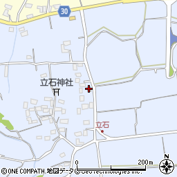 立石区公民館周辺の地図