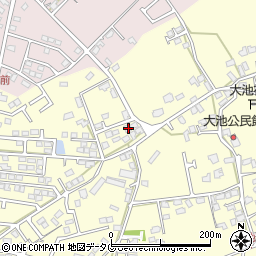 熊本県合志市御代志1326-6周辺の地図