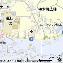 熊本県熊本市北区植木町広住13周辺の地図