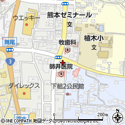 熊本県熊本市北区植木町植木184周辺の地図