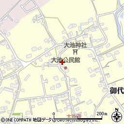 熊本県合志市御代志1377-1周辺の地図