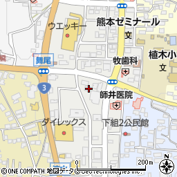 熊本県熊本市北区植木町植木486周辺の地図