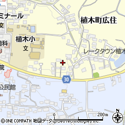 熊本県熊本市北区植木町広住10周辺の地図