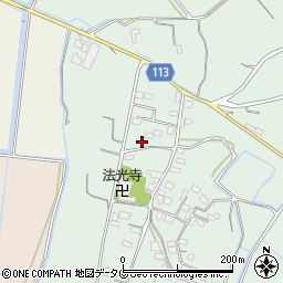 熊本県玉名市天水町野部田885周辺の地図