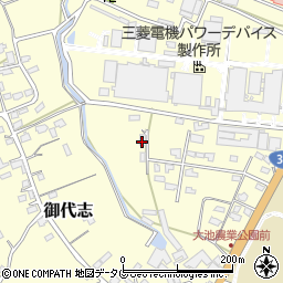 熊本県合志市御代志976-6周辺の地図