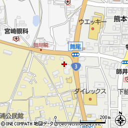 明光義塾　植木教室周辺の地図