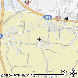 熊本県熊本市北区植木町滴水1031周辺の地図