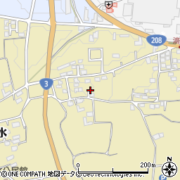 熊本県熊本市北区植木町滴水1022周辺の地図