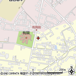 熊本県合志市御代志2091-104周辺の地図