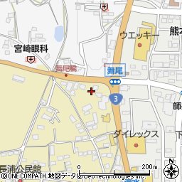 熊本県熊本市北区植木町滴水447-11周辺の地図