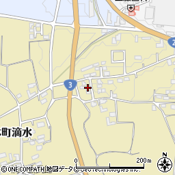 熊本県熊本市北区植木町滴水1017周辺の地図