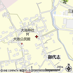 熊本県合志市御代志1397周辺の地図