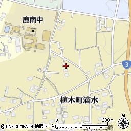 熊本県熊本市北区植木町滴水1154-7周辺の地図