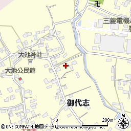熊本県合志市御代志910周辺の地図