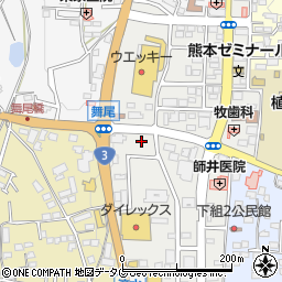 熊本県熊本市北区植木町植木463周辺の地図