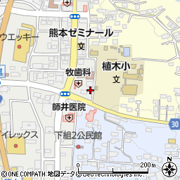 熊本県熊本市北区植木町植木511周辺の地図