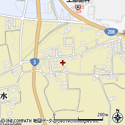 熊本県熊本市北区植木町滴水1020周辺の地図