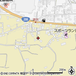 熊本県熊本市北区植木町滴水511周辺の地図