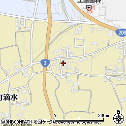 熊本県熊本市北区植木町滴水1017-20周辺の地図