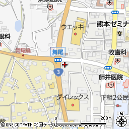 熊本県熊本市北区植木町植木459周辺の地図