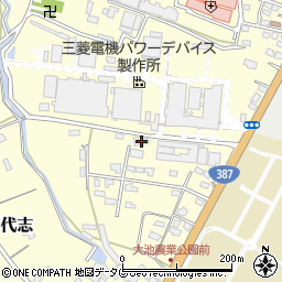 熊本県合志市御代志853-51周辺の地図
