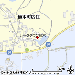 熊本県熊本市北区植木町広住178-8周辺の地図