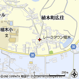 熊本県熊本市北区植木町広住15周辺の地図