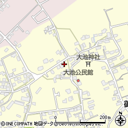 熊本県合志市御代志1367-1周辺の地図