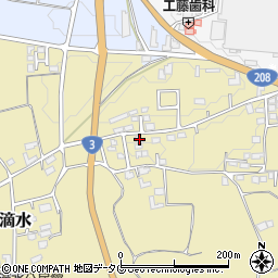 熊本県熊本市北区植木町滴水1020-6周辺の地図