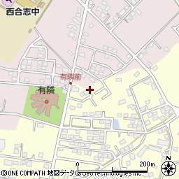 熊本県合志市御代志1329-50周辺の地図