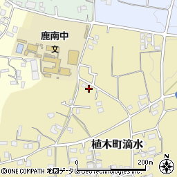 熊本県熊本市北区植木町滴水1153周辺の地図