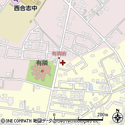 熊本県合志市御代志2091-10周辺の地図