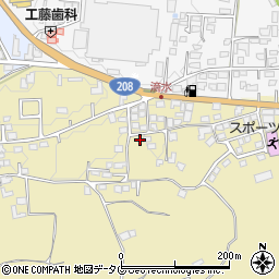 熊本県熊本市北区植木町滴水505周辺の地図