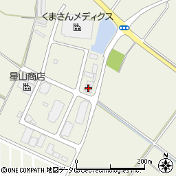 熊本工業用品周辺の地図