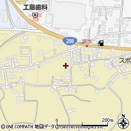 熊本県熊本市北区植木町滴水1035周辺の地図