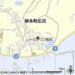 熊本県熊本市北区植木町広住178-28周辺の地図