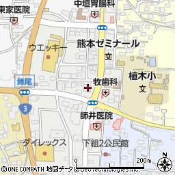 熊本県熊本市北区植木町植木520周辺の地図