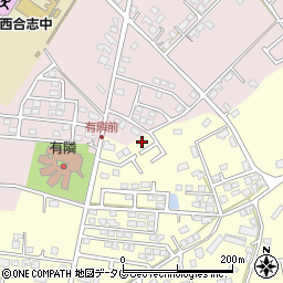 熊本県合志市御代志1329-36周辺の地図