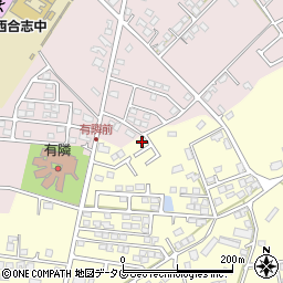 熊本県合志市御代志1329-35周辺の地図