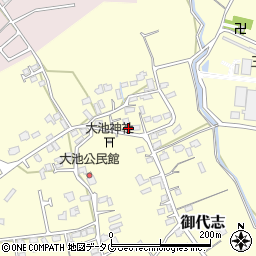 熊本県合志市御代志1166-7周辺の地図