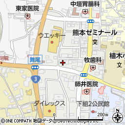 熊本県熊本市北区植木町植木528周辺の地図