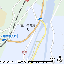 直川振興局入口周辺の地図