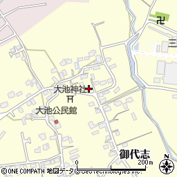 熊本県合志市御代志1166周辺の地図