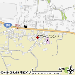 熊本県熊本市北区植木町滴水494周辺の地図